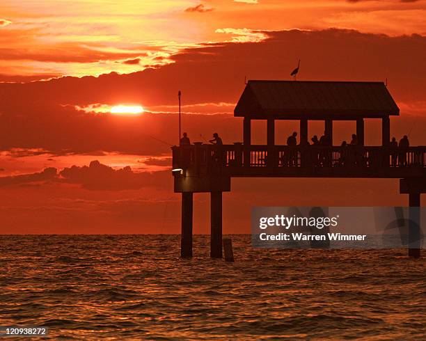 Pier 60, at Clearwater Beach, shortly after the Atlanta Braves played the Devil Rays at Tropicana Field, St Petersburg Florida, Sunday, June 25,...