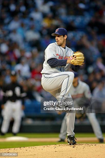 Cleveland Indians' Starting Pitcher, Cliff Lee, pitches during their game against the Chicago White Sox June 9, 2006 at U.S. Cellular Field in...