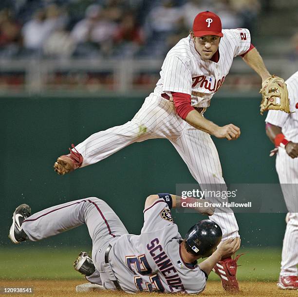 Philadelphia Phillies second baseman Chase Utley in action Wednesday, April 2006 at Citizens Bank Park in Philadelphia, PA. The Philadelphia Phillies...