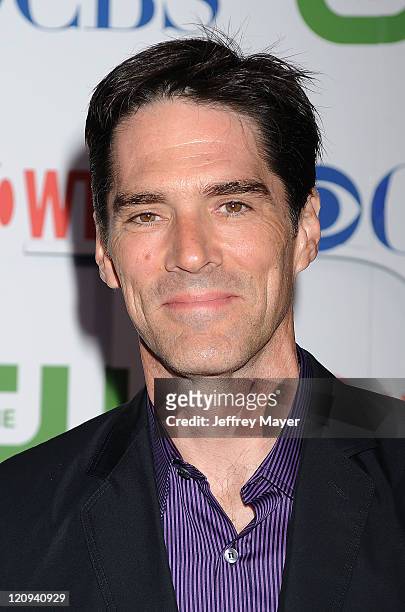 Thomas Gibson arrives at the TCA Party for CBS, The CW and Showtime held at The Pagoda on August 3, 2011 in Beverly Hills, California.