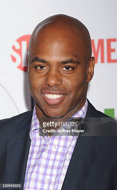 Kevin Frazier arrives at the TCA Party for CBS, The CW and Showtime held at The Pagoda on August 3, 2011 in Beverly Hills, California.