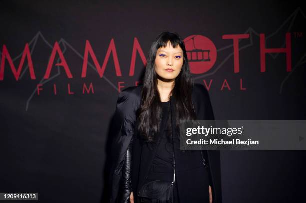 Hana Mae Lee arrives at the 3rd Annual Mammoth Film Festival Red Carpet - Friday on February 28, 2020 in Mammoth Lakes, California.