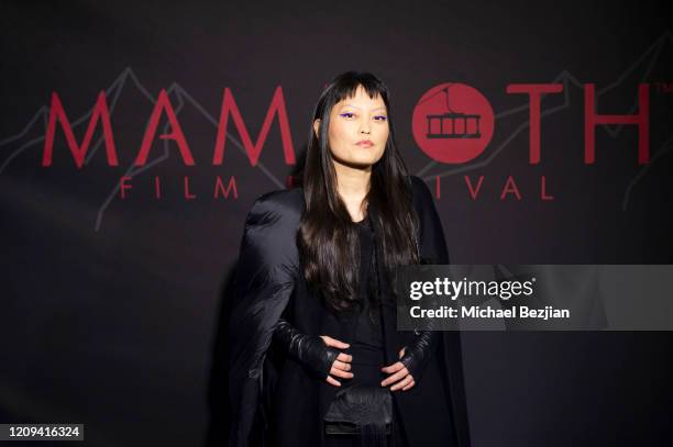 Hana Mae Lee arrives at the 3rd Annual Mammoth Film Festival Red Carpet - Friday on February 28, 2020 in Mammoth Lakes, California.