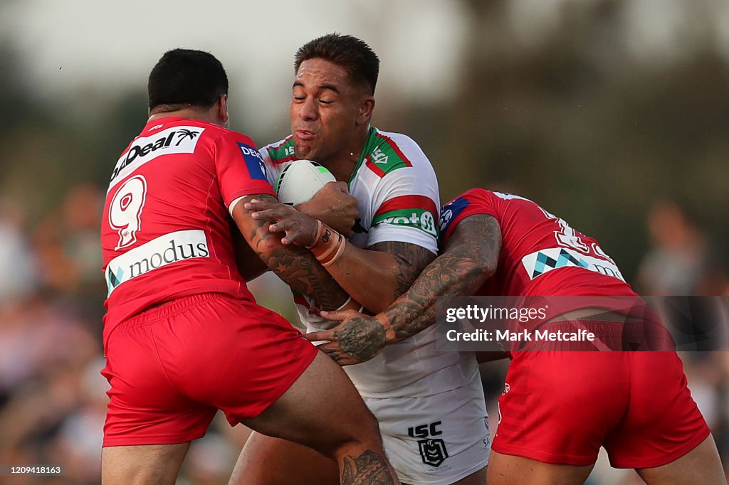 NRL Trial - Dragons v Rabbitohs