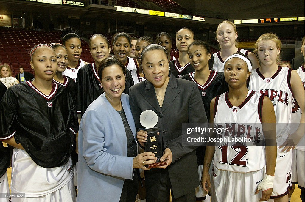 NCAA Women's Basketball - Massachusetts vs Temple - January 4, 2005