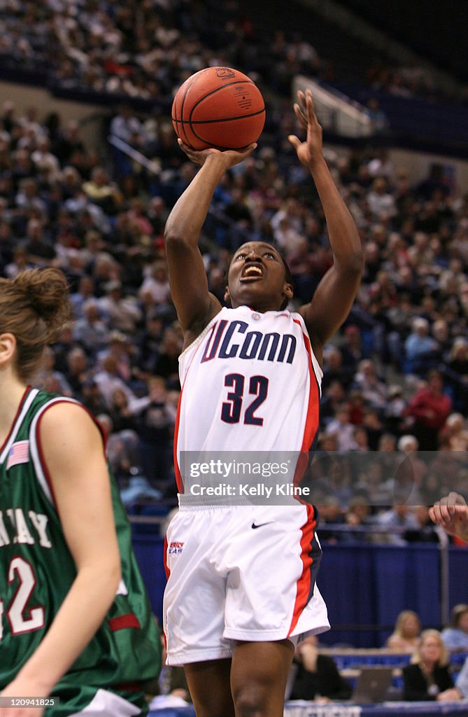 NCAA Women's Basketball - 2007 NCAA Tournament - Second Round - University Wisconsin Green Bay vs Connecticut