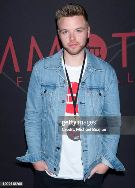 Brett Davern arrives at the 3rd Annual Mammoth Film Festival Red Carpet - Friday on February 28, 2020 in Mammoth Lakes, California.