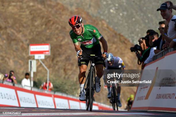 Sprint / Arrival / Caleb Ewan of Australia and Team Lotto Soudal Green Points Jersey / Sam Bennett of Ireland and Team Deceuninck - Quick - Step /...