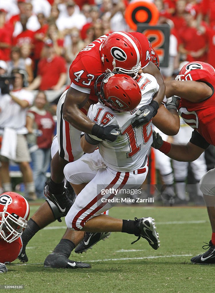 NCAA Football - Western Kentucky vs Georgia - September 2, 2006