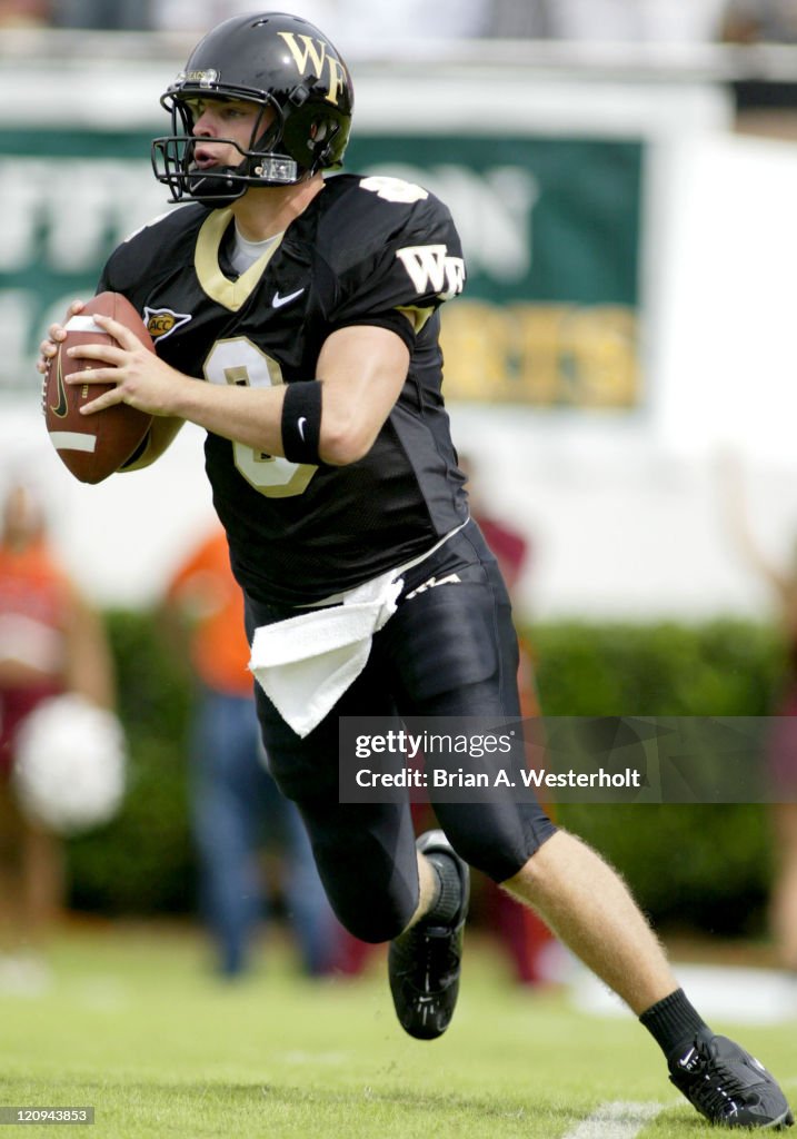 NCAA Football - Wake Forest vs. Virginia Tech - October 9, 2004