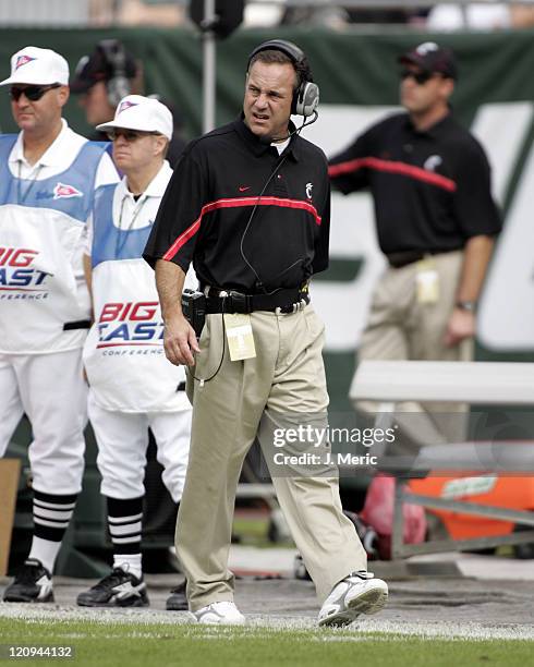 Cincinnati head coach Mark Dantonio patrols the sidelines during Saturday's game against South Florida at Raymond James Stadium in Tampa, Florida on...