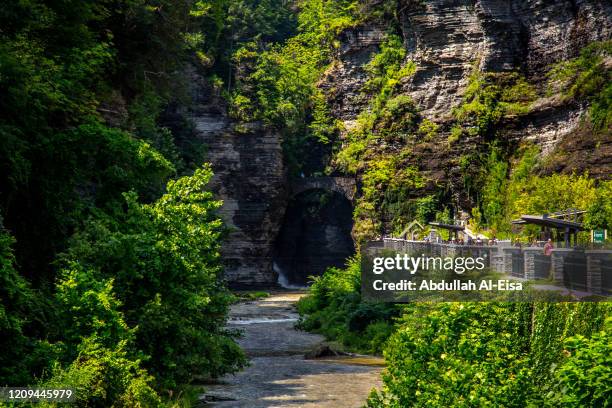 watkins glen falls - watkins glen stockfoto's en -beelden