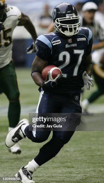 Toronto Argonauts running back Ricky Williams in action vs the Edmonton Eskimos in CFL action at Rogers Centre in Toronto, Canada. October 9, 2006