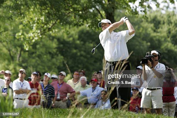 Loren Roberts in action during the third round of the U. S. Senior Open, July 30 held at the NCR Country Club, Kettering, Ohio.