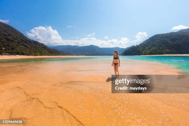 abel tasman national park, new zealand - kaiteriteri stock pictures, royalty-free photos & images