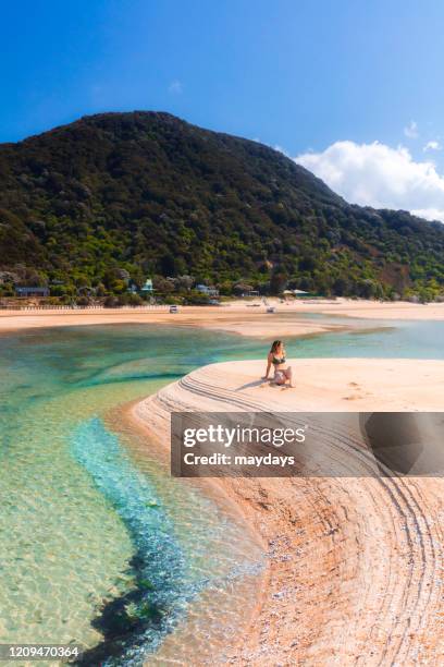 abel tasman national park, new zealand - tasman district new zealand stock pictures, royalty-free photos & images