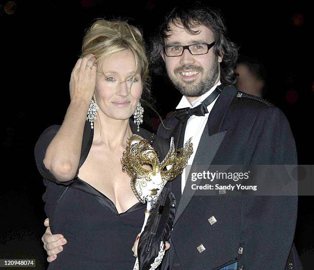 Rowling and her husband Neil Murray during The Masquerade Ball to Benefit the Multiple Sclerosis Society - March 17, 2006 at Stirling Castle in...