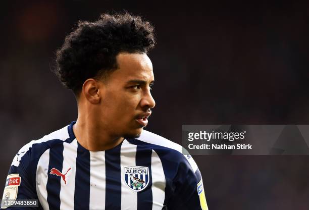 Matheus Pereira of West Bromwich Albion looks on during the Sky Bet Championship match between West Bromwich Albion and Wigan Athletic at The...