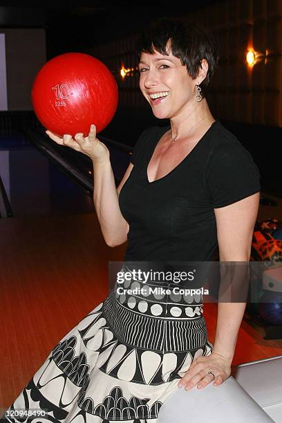 Actress and TV Personality Paige Davis attends The Volunteer's of America's Operation Bowl to kick off Operation Backpack at Lucky Strike on June 15,...