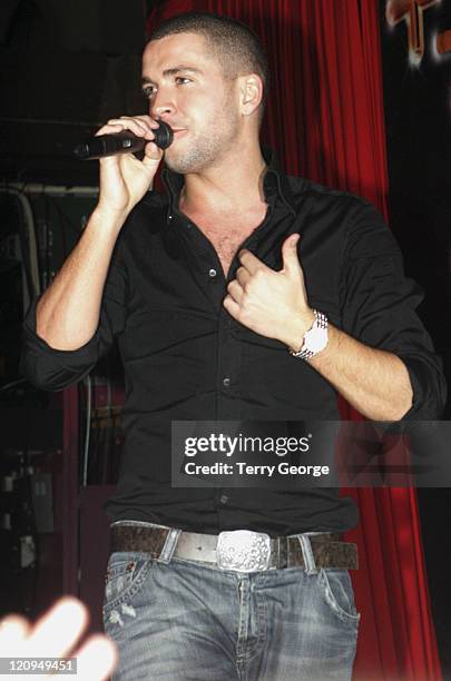 Shayne Ward during X-Factor Winner Shayne Ward in Concert at Essential in Manchester - March 11, 2006 at Essential Nightclub in Manchester, Great...