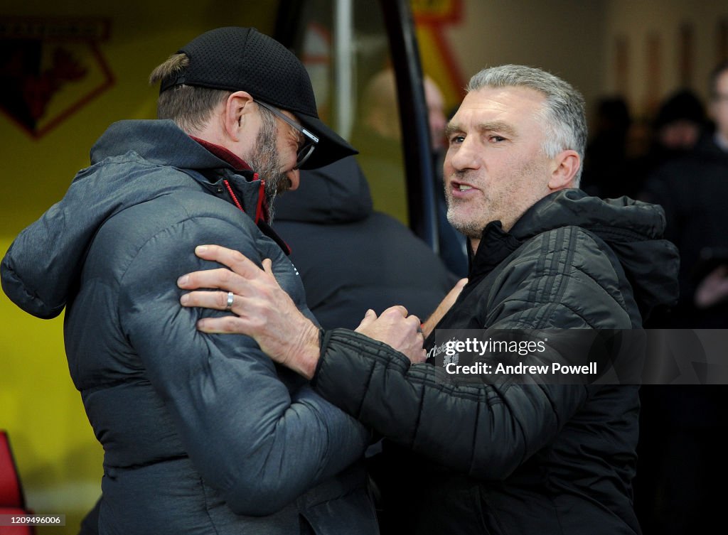 Watford FC v Liverpool FC - Premier League