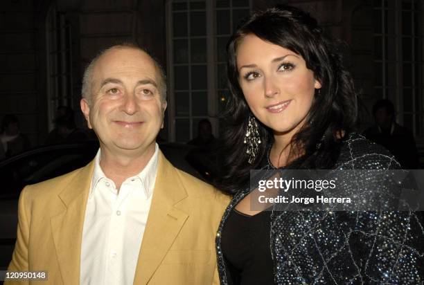 Tony Robinson and Louise Hobbs during Terry Pratchett's "Hogfather" TV Premiere - Outside Arrivals at Curzon Mayfair in London, Great Britain.