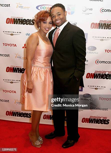 Monique Winans and Marvin Winans during 11th Urban Wheel Awards at Max Fisher Theater in Detroit, Michigan, United States.