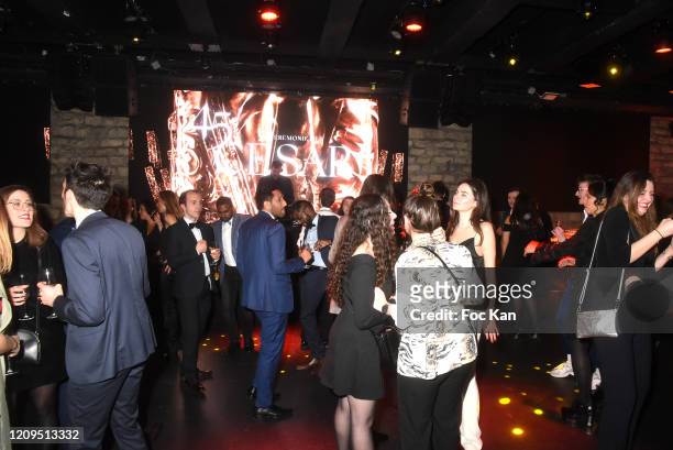 General view of atmosphere during the Cesar Film Awards 2020 Party At Le Bridge Club on on February 29, 2020 in Paris, France.