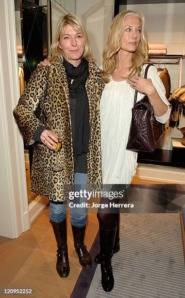 Jemma Redgrave and Joely Richardson at the Ballantyne Charity Party in benefit of the Helen Bamber Foundation held at the Ballantyne store on New...