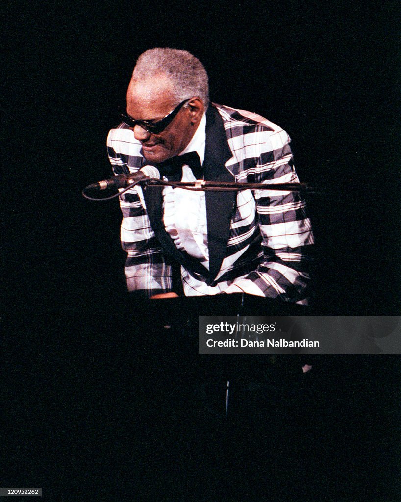 Ray Charles Performs at the Seattle Center Coliseum - September 1991