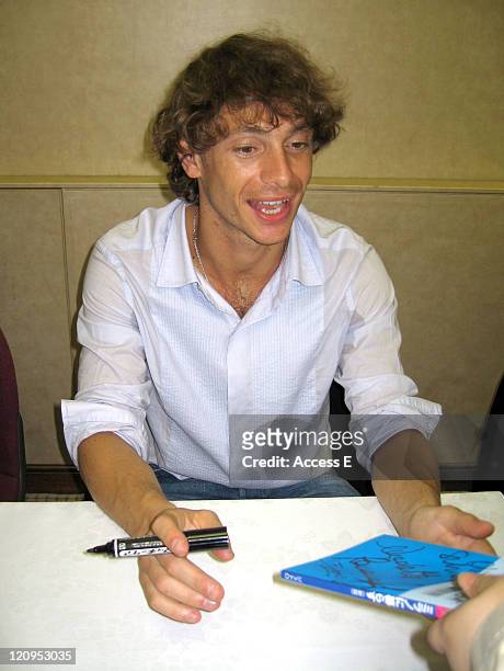 Giorgio Pasotti during 2005 Italian Film Festival - Autograph Signing at Asahi Hall in Tokyo, Ginza, Japan.