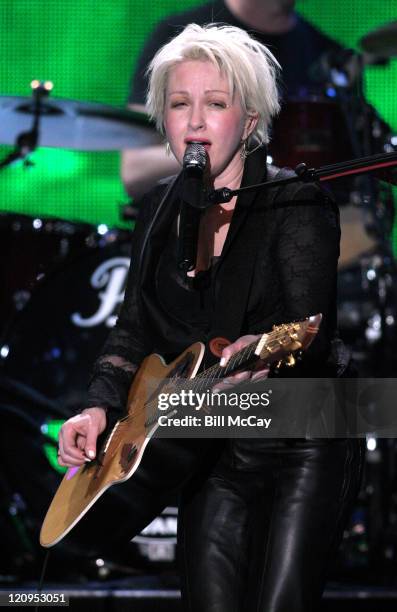 Cyndi Lauper during VH1's "Decades Rock Live" Honors Cyndi Lauper - November 11, 2005 at Trump Taj Mahal in Atlantic City, New Jersey, United States.