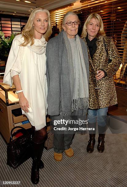 Joely Richardson, Vanessa Redgrave and Jemma Redgrave at the Ballantyne Charity Party in benefit of the Helen Bamber Foundation held at the...