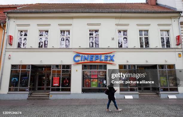 April 2020, Berlin: The Cineplex Spandau cinema is located in the building of the former shop cinema "Spandauer Lichtspiele", which was opened in...