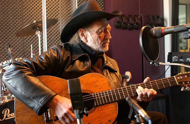 Willie Nelson during Willie Nelson at KBCO Studio C at KBCO Studio C in Boulder, Colorado, United States.