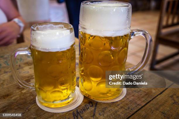 beer mugs - beer jug stock pictures, royalty-free photos & images