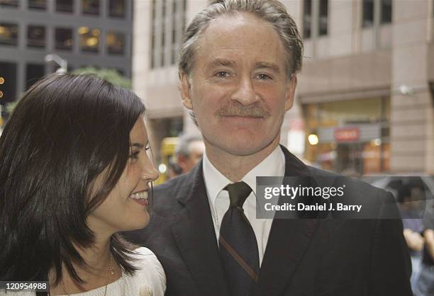 Phoebe Cates and Kevin Kline during "The Paris Letter" Broadway Opening Night at Laura Pels Theatre in New York, New York, United States.