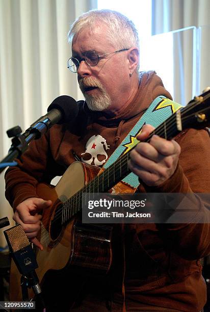 Bruce Cockburn during Bruce Cockburn Performs Live at KBCO Studio C - November 11, 2003 at KBCO Studio C in Boulder, Colorado, United States.