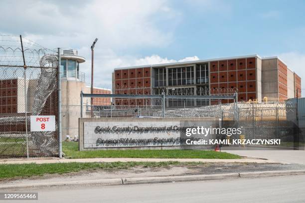 The Cook County Department of Corrections , housing one of the nation's largest jails, is seen in Chicago, Illinois, on April 9, 2020. - The jail has...