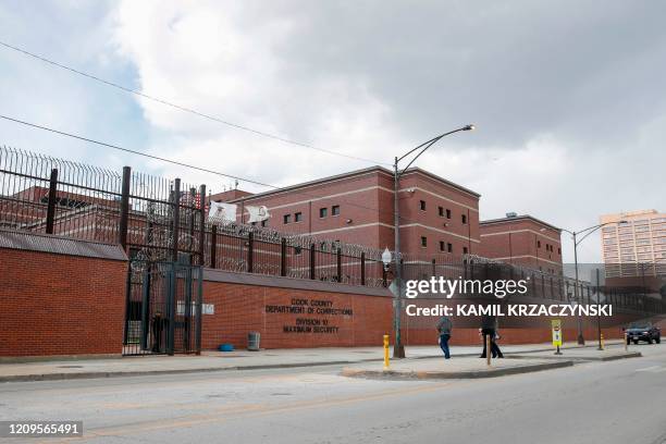 The Cook County Department of Corrections , housing one of the nation's largest jails, is seen in Chicago, Illinois, on April 9, 2020. - The jail has...