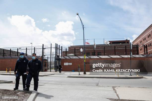 The Cook County Department of Corrections , housing one of the nation's largest jails, is seen in Chicago, Illinois, on April 9, 2020. - The jail has...