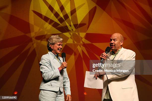 Governor Jennifer Granholm and Tom Joyner during Tom Joyner Sky Show - June 22, 2007 at Detroit Opera House in Detroit, Michigan, United States.