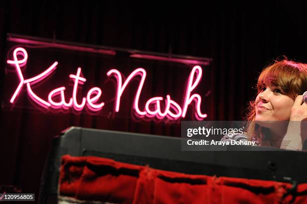 Singer, Songwriter and Musician Kate Nash performs live at The Fillmore May 13, 2008 in San Francisco, California.