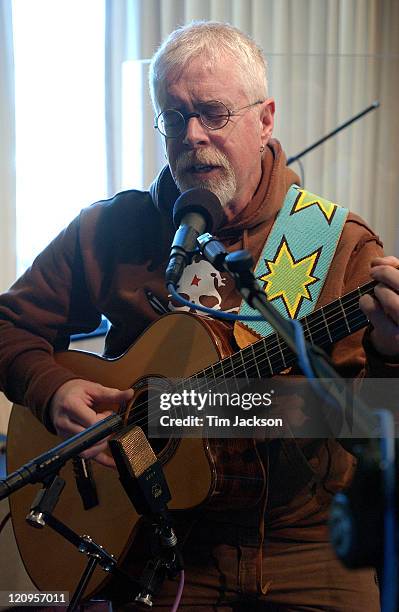 Bruce Cockburn during Bruce Cockburn Performs Live at KBCO Studio C - November 11, 2003 at KBCO Studio C in Boulder, Colorado, United States.