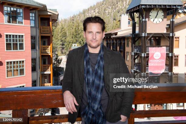 Peter Facinelli poses for a portrait at the 3rd Annual Mammoth Film Festival Portrait Studio – Saturday on February 29, 2020 in Mammoth Lakes,...