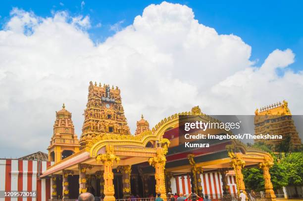 nallur kandaswamy kovil hindu temple (kovil) - jaffna stock pictures, royalty-free photos & images