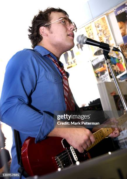 Kenn Jankowski of The Golden Republic during The Golden Republic Perform to Celebrate the Release of Their CD "People" at Recycled Sounds in Kansas...