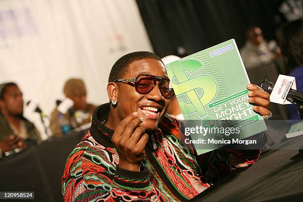 Yung Joc attend the "Get Your Money Right" Finanial Empowerment Seminar at the Hip Hop Summit sponsored by Chrysler Financial. November 3, 2007 in...