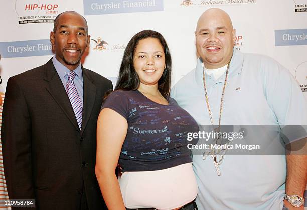 Stephen Starks, Director of Orlando Business Center for Chrysler Financial, Natalia Sanchez and Fat Joe **EXCLUSIVE**
