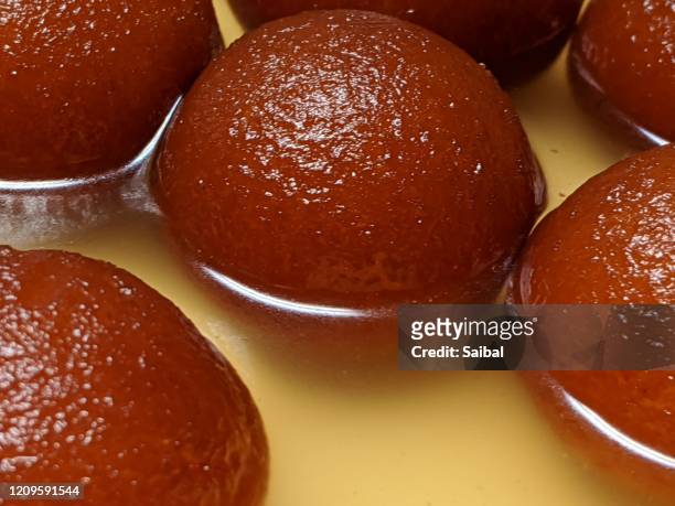 gulab jamun indian sweets - gulab jamun stock pictures, royalty-free photos & images